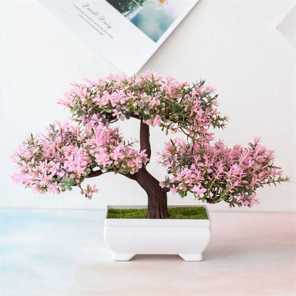 Artificial Bonsai Plant Tree Pot