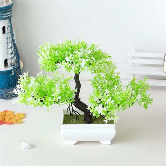 Artificial Bonsai Plant Tree Pot